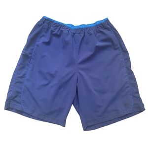 REI Co-op Mens Running Shorts Navy Blue Lined Medium Hiking